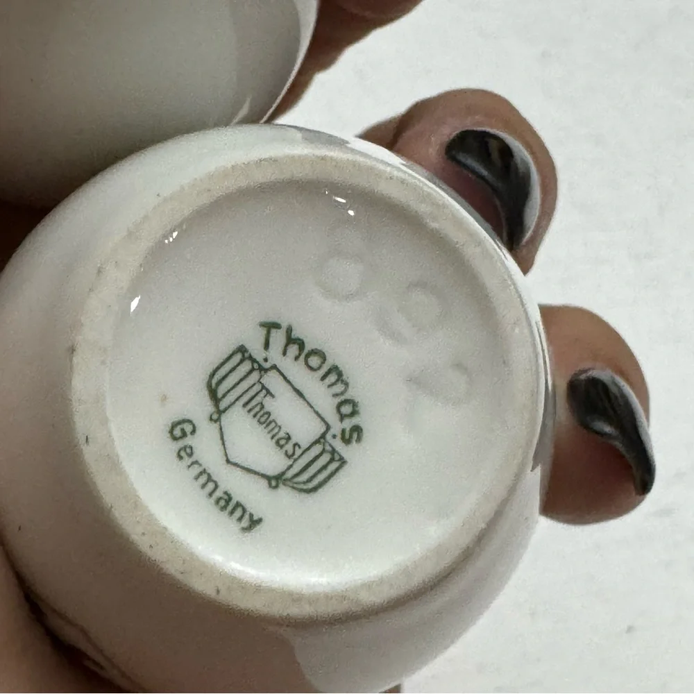 Berlin Thomas of Germany 892 Vintage Salt & Pepper Shakers Hand Painted - Picture 10 of 12